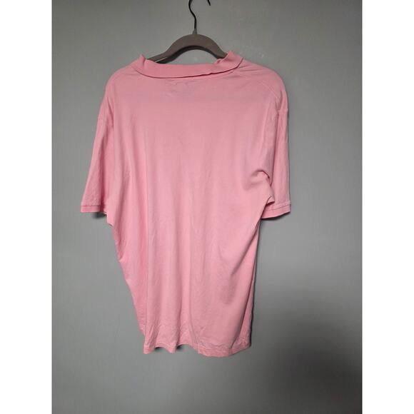 Ralph Lauren Pink Polo Mens L Office GorpCore Preppy Golf School Teacher Soft - Picture 2 of 7
